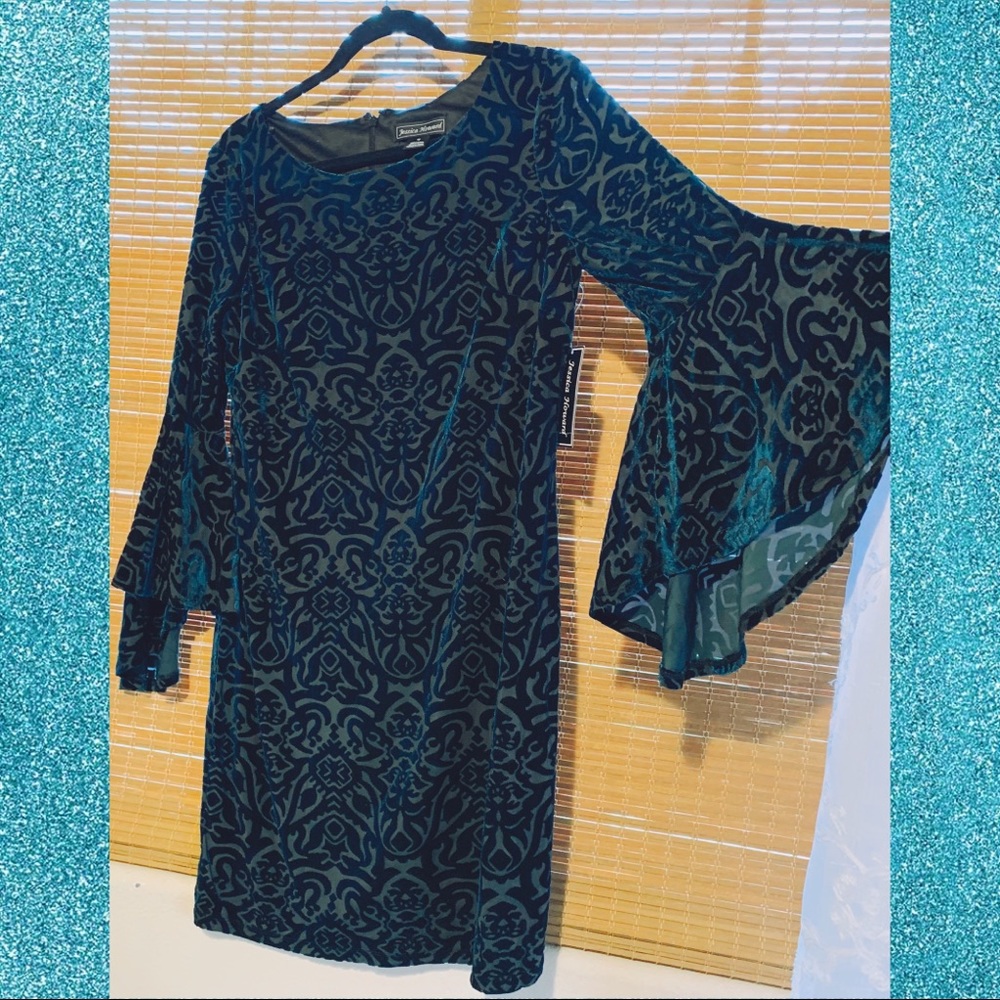 Long sleeve mini dress
